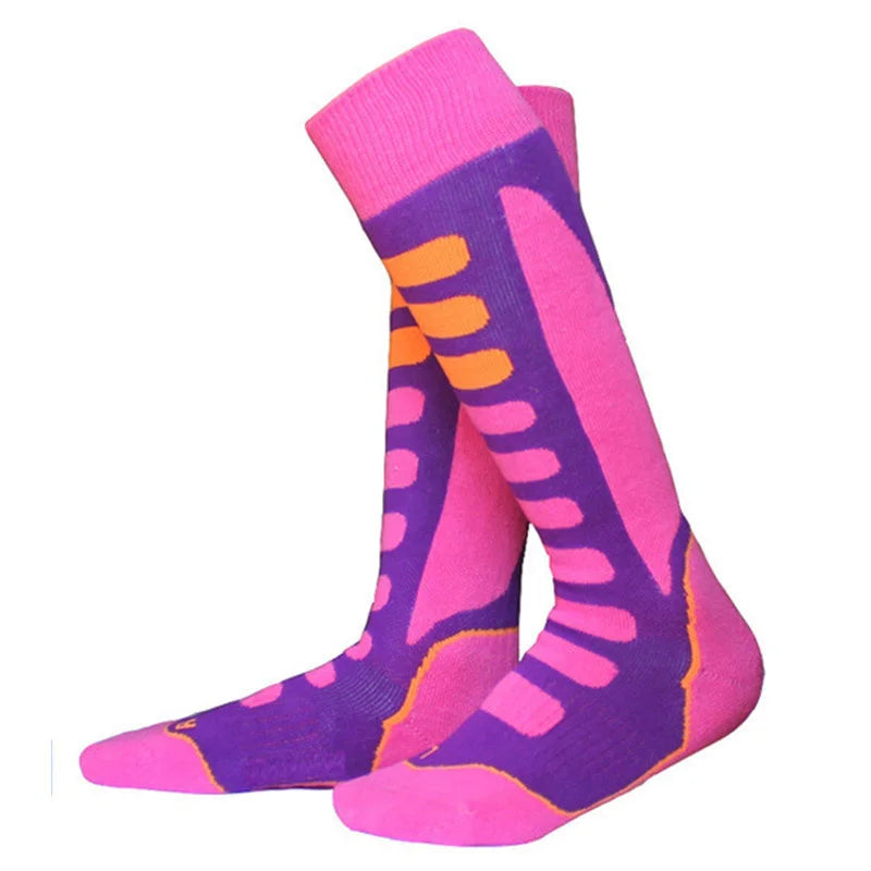 Cotton Ski Men Thermal Winter Socks Women Children Sports Socks Snowboarding Cycling Adult Skiing Thicker Leg Warm