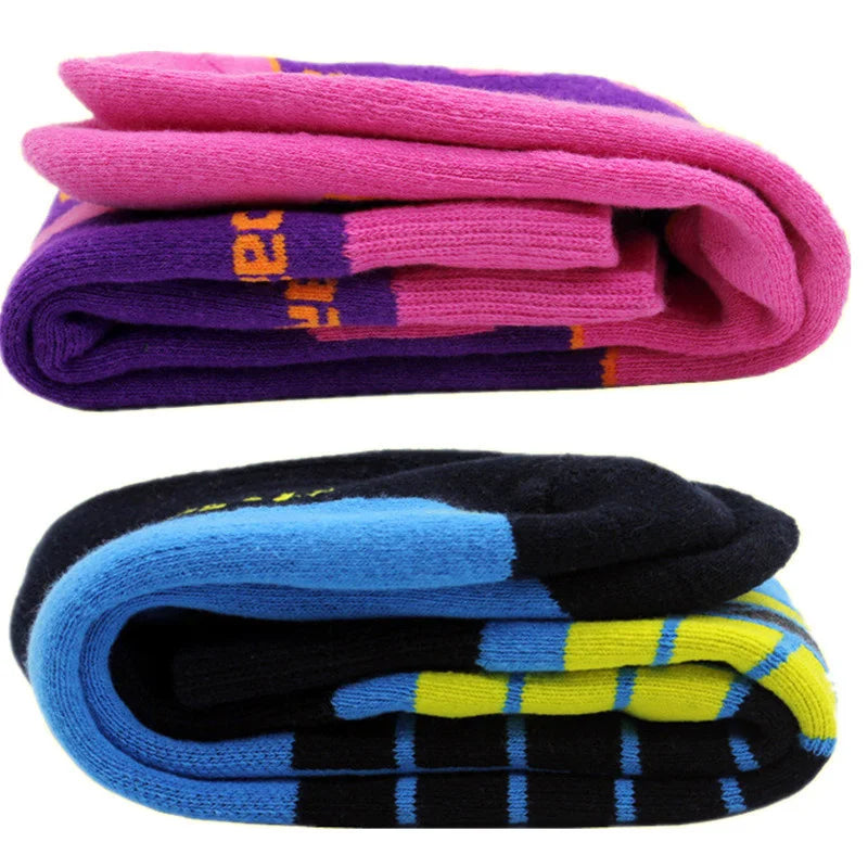 Cotton Ski Men Thermal Winter Socks Women Children Sports Socks Snowboarding Cycling Adult Skiing Thicker Leg Warm