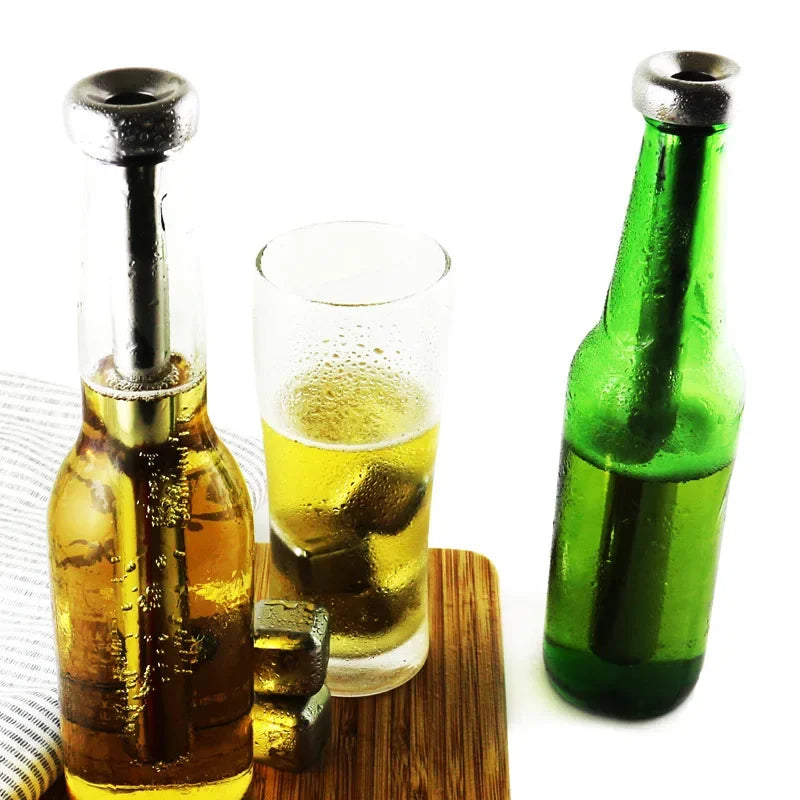 Bar Tool Stainless Steel Beer Cooling Rod Ice Wine Stick Beer Freezer Quick Freezing Chilled Staff Bar Accessories Home Bar
