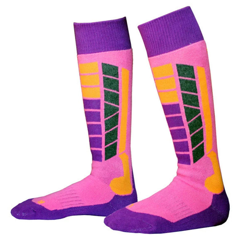 Cotton Ski Men Thermal Winter Socks Women Children Sports Socks Snowboarding Cycling Adult Skiing Thicker Leg Warm