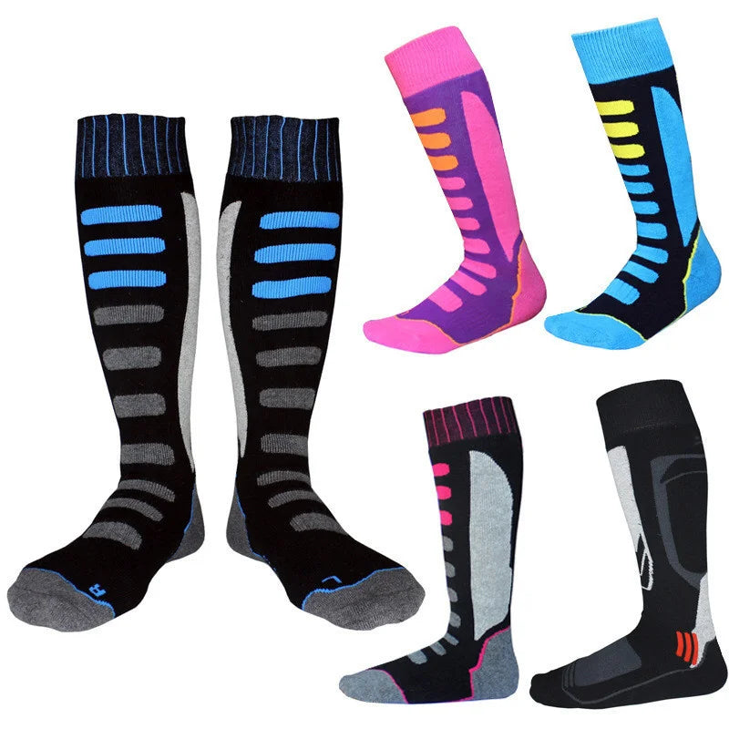 Cotton Ski Men Thermal Winter Socks Women Children Sports Socks Snowboarding Cycling Adult Skiing Thicker Leg Warm