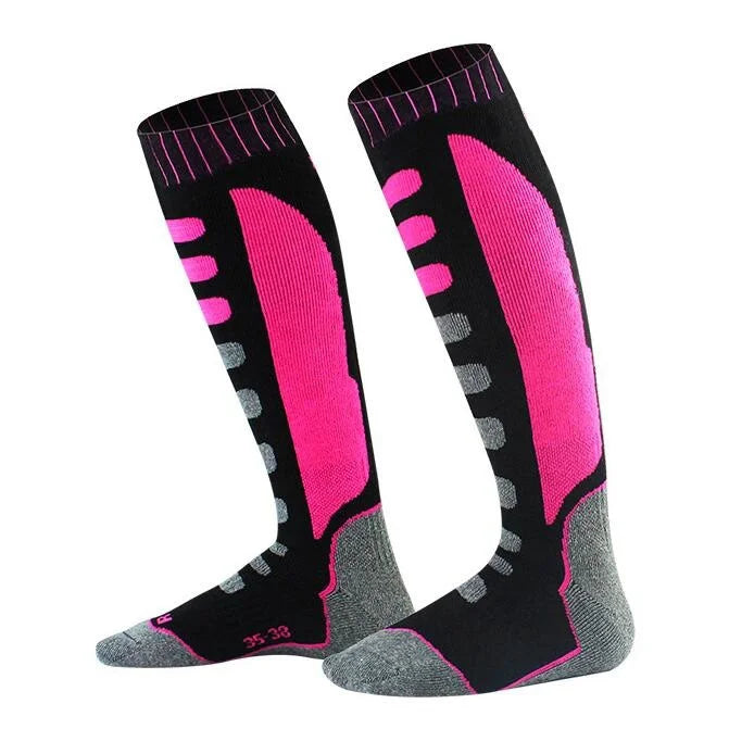 Cotton Ski Men Thermal Winter Socks Women Children Sports Socks Snowboarding Cycling Adult Skiing Thicker Leg Warm